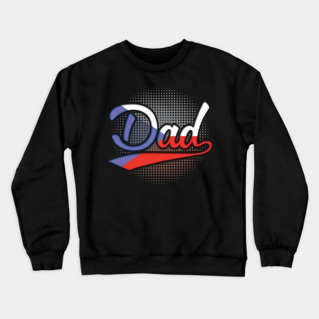 Czech Dad - Gift for Czech From Czech Republic Crewneck Sweatshirt by Country Flags